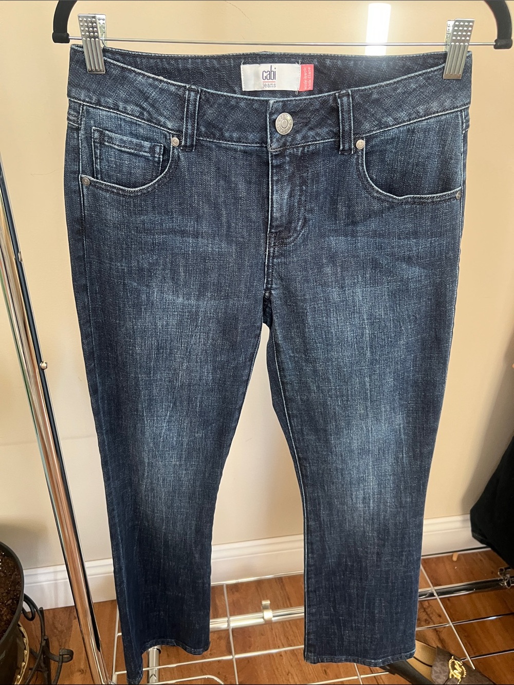 Dark Blue Womens Slim Jeans